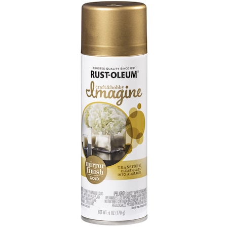 Rust-Oleum Rust-Oleum Imagine Gold Mirror Spray Paint 6 oz 353999